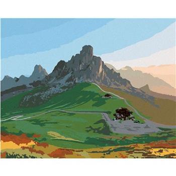 Diamondi - Diamantové malování - DOLOMITY, 40x50 cm, bez rámu a bez vypnutí plátna (606896A)