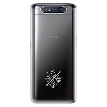 Odolné silikonové pouzdro iSaprio - čiré - Elements - Samsung Galaxy A80