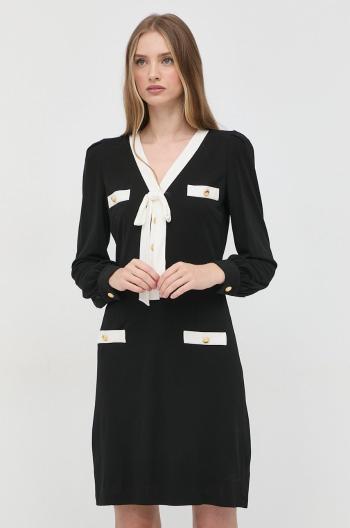 Šaty Luisa Spagnoli černá barva, mini