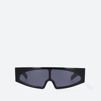 Rick Owens Sunglasses Shield RG0000004 GBLKB BLACK TEMPLE/BLACK LENS