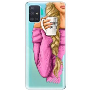 iSaprio My Coffe and Blond Girl pro Samsung Galaxy A51 (coffblon-TPU3_A51)