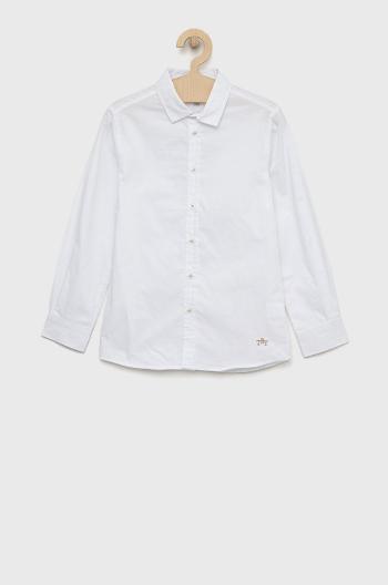Dětská bavlněná košile Birba&Trybeyond bílá barva