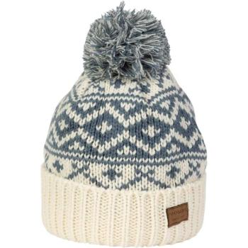 Finmark WINTER HAT Zimní pletená čepice, béžová, velikost UNI