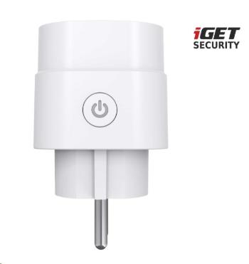 iGET SECURITY EP16 - Bezdrátová chytrá zásuvka 230V s měřením spotřeby pro alarm iGET SECURITY M5