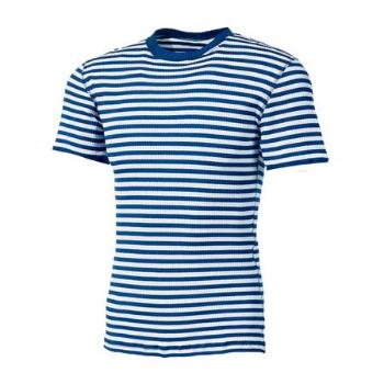 PROGRESS MLs NKR pánské funkční tričko s krátkým rukávem M proužek modrá/bílá