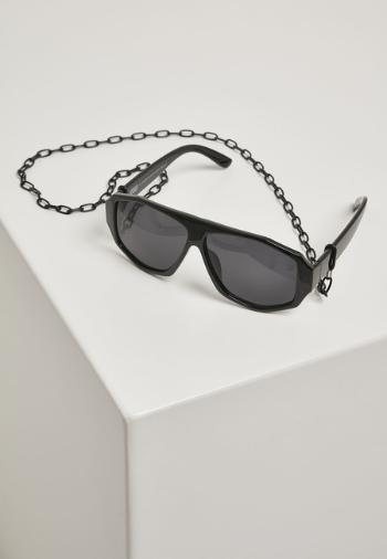 Urban Classics 101 Chain Sunglasses black/black - UNI