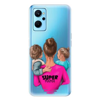 Odolné silikonové pouzdro iSaprio - Super Mama - Boy and Girl - Realme 9i