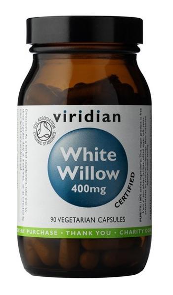 Viridian Organic White Willow Bark 400 mg 90 kapslí