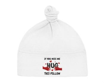 Dětská čepice s uzlem Hug this pillow