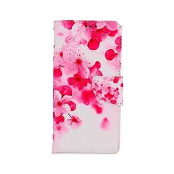 TopQ Pouzdro Samsung A33 5G knížkové Růžové kvítky 74925 (Sun-74925)