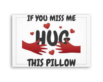 Fotoobraz 60x40 cm malý Hug this pillow
