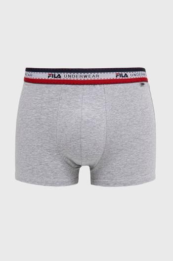 Boxerky Fila pánské, šedá barva