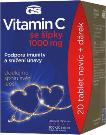 GS Vitamin C1000 + šípky + dárek 120 tablet