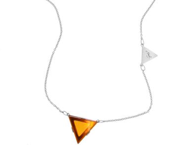 Praqia Elegantní stříbrný náhrdelník by Gabriela Koukalová Triangle N6270