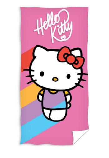 Carbotex Ručník - Hello Kitty růžový