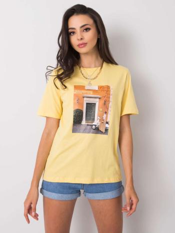 ŽLUTÉ TRIČKO LUXURY PM-TS-SS21CA61.69-YELLOW Velikost: S