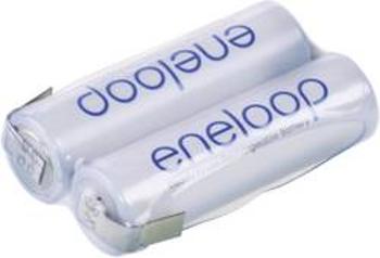 Akupack Ni-MH 2 AA pájecí špička ve tvaru Z Panasonic eneloop Reihe F1x2 133604, 1900 mAh, 2.4 V, pájecí kontakty