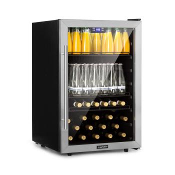 Klarstein Beersafe XXL, lednice, 147 l, sklo, energetická třída F, nerezová ocel