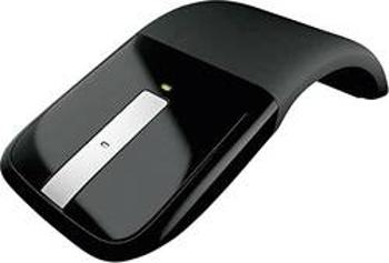 Optická Wi-Fi myš Microsoft Arc Touch Mouse RVF-00050, dotyková plocha, černá