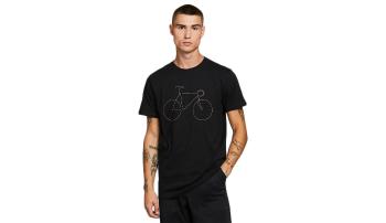Dedicated T-shirt Stockholm Rainbow Bicycle Black černé 18280