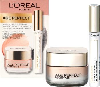 L'Oréal Paris Age Perfect - Golden Age sada - Objemová řasenka a rozjasňující oční krém 2 ks