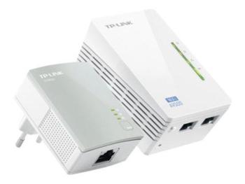 TP-Link Powerline extender TL-WPA4220 Starter Kit 300Mbps AV500 WiFi Powerline Extender Starter Kit, TL-WPA4220KIT