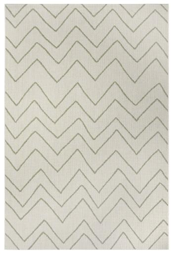 Hanse Home Collection koberce Kusový koberec Flatweave 104842 Cream/Green - 80x150 cm Béžová