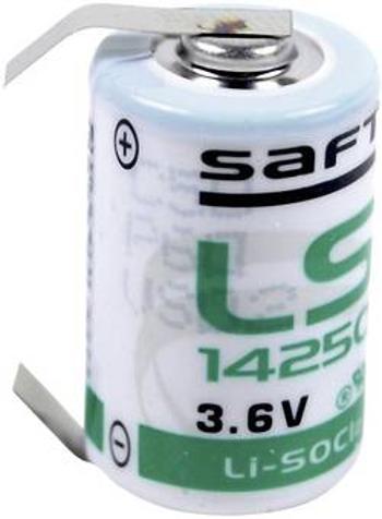 Speciální typ baterie 1/2 AA pájecí špička ve tvaru U lithiová, Saft LS 14250 CLG, 1200 mAh, 3.6 V, 1 ks