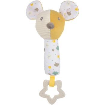 canpol babies Mouse hebká pískací hračka s kousátkem 0m+ 1 ks