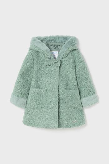 Dětský kabát Mayoral zelená barva