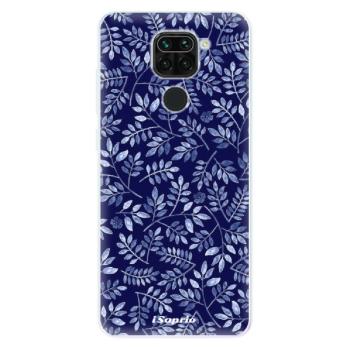 Odolné silikonové pouzdro iSaprio - Blue Leaves 05 - Xiaomi Redmi Note 9