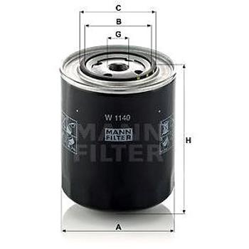 MANN-FILTER W1140 (W1140)