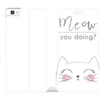Flipové pouzdro na mobil Huawei P8 Lite - M098P Meow you doing? (5903226064540)