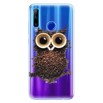 Odolné silikonové pouzdro iSaprio - Owl And Coffee - Huawei Honor 20 Lite