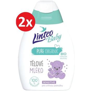 LINTEO BABY Tělové Mléko s Bio měsíčkem lékařským 2× 250 ml (BABY7275s2)