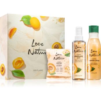 Oriflame Love Nature Organic Oat & Apricot dárková sada (na tělo)