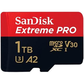 SanDisk microSDXC 1TB Extreme PRO + Rescue PRO Deluxe + SD adaptér (SDSQXCD-1T00-GN6MA)