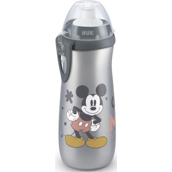 NUK First Choice Mickey Mouse dětská láhev 36m+ Grey 450 ml