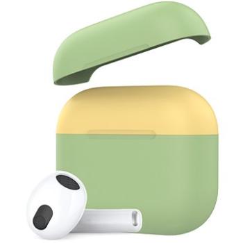 Ahastyle silikonový kryt pro AirPods 3 Green-yellow (PT147-2-green-yellow)