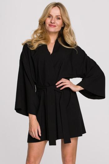 Černé kimonové šaty K101