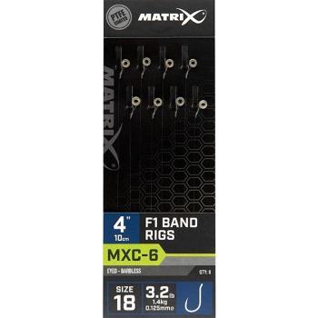 Matrix návazec mxc-6 barbless band rigs f1 10 cm - 18 0,125 mm