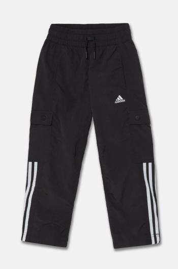 Dětské tepláky adidas JAM WV CRG PN černá barva, s aplikací, IV9455