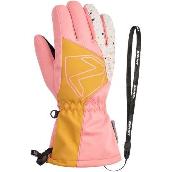 Ziener LAVAL AS&reg; AW JR Dětské lyžařské rukavice, růžová, velikost 5
