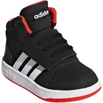 adidas HOOPS MID 2.0 I Dětská volnočasová obuv, černá, velikost 21