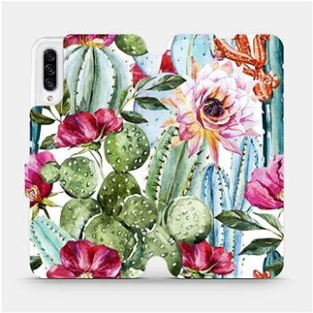 Flipové pouzdro na mobil Samsung Galaxy A30s - MG09S Kaktusy a květy (5903516062751)