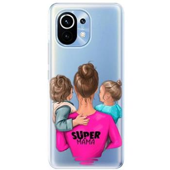 iSaprio Super Mama - Boy and Girl pro Xiaomi Mi 11 (smboygirl-TPU3-Mi11)