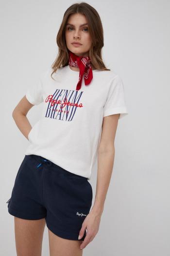 Tričko Pepe Jeans Camille dámský, bílá barva