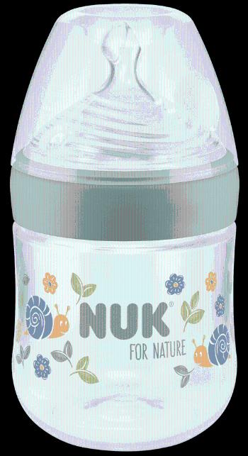 Nuk for Nature láhev s kontrolou teploty 150 ml zelená