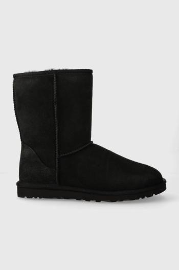 Semišové sněhule UGG Classic Short černá barva, 5800