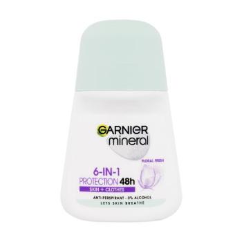 Garnier Mineral Protection 6-in-1 Floral Fresh 48h 50 ml antiperspirant pro ženy roll-on